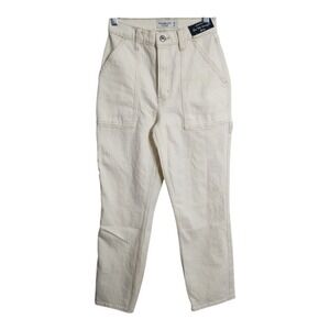 Abercrombie & Fitch 90's Straight Ultra High Rise Curve Love Cargo Jeans 25S